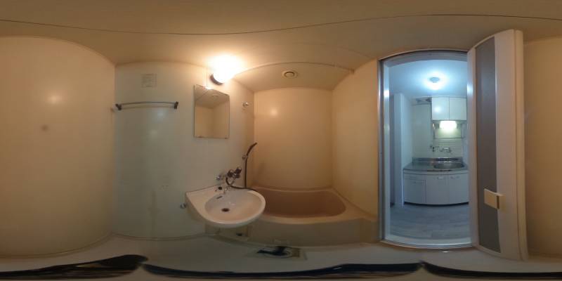 パノラマ画像バスルーム