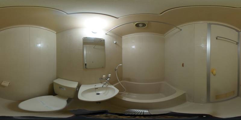 パノラマ画像バスルーム