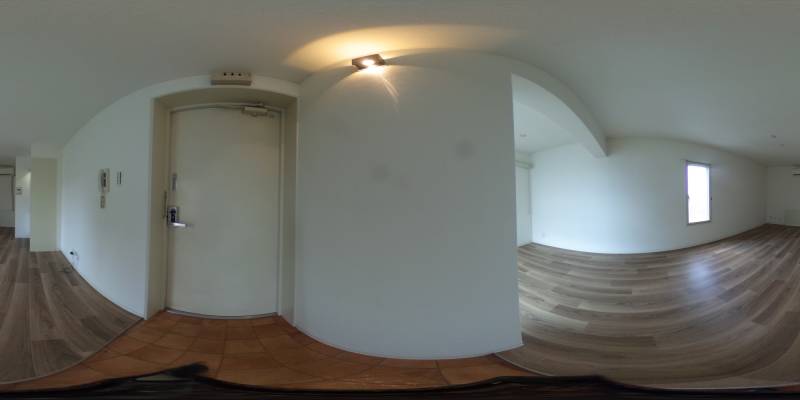 パノラマ画像玄関