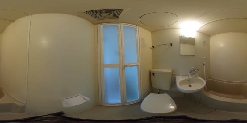 パノラマ画像バスルーム