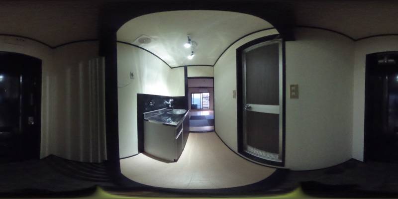 パノラマ画像キッチン