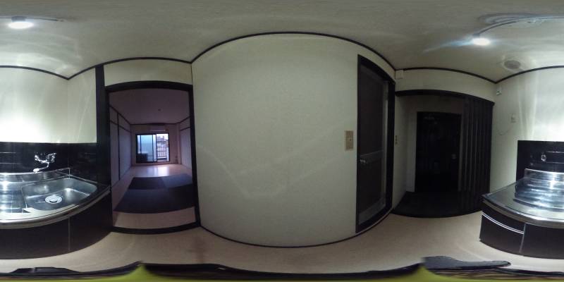 パノラマ画像キッチン