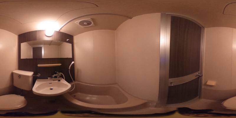 パノラマ画像バスルーム