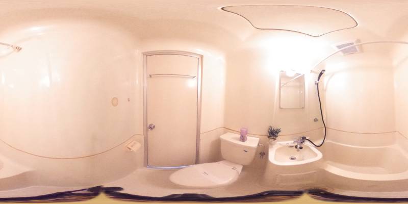 パノラマ画像バスルーム