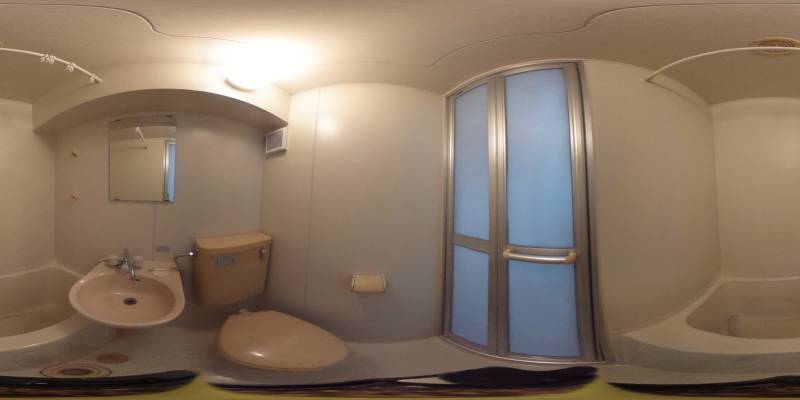 パノラマ画像バスルーム