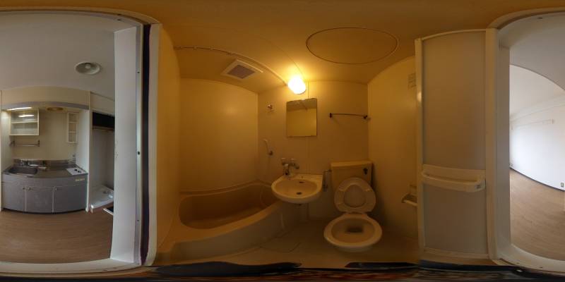 パノラマ画像バスルーム