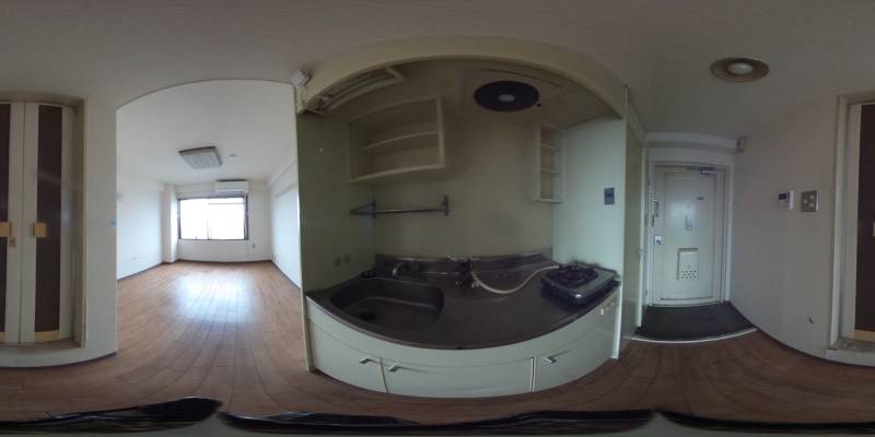 パノラマ画像キッチン