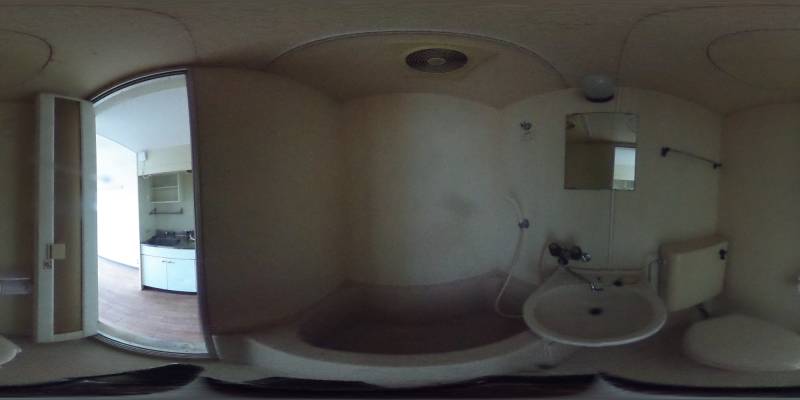 パノラマ画像バスルーム