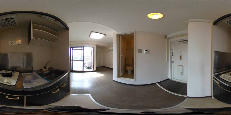 パノラマ画像キッチン