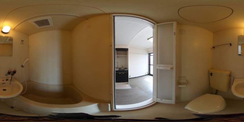 パノラマ画像バスルーム