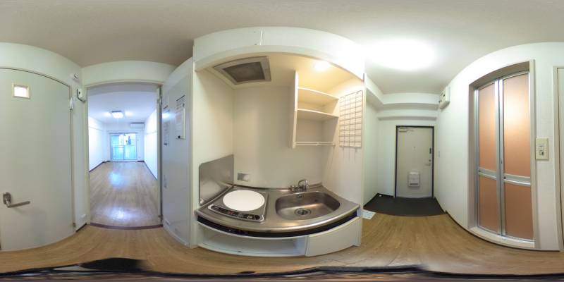 パノラマ画像キッチン