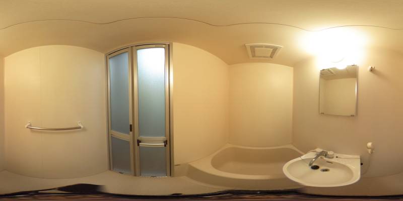 パノラマ画像バスルーム