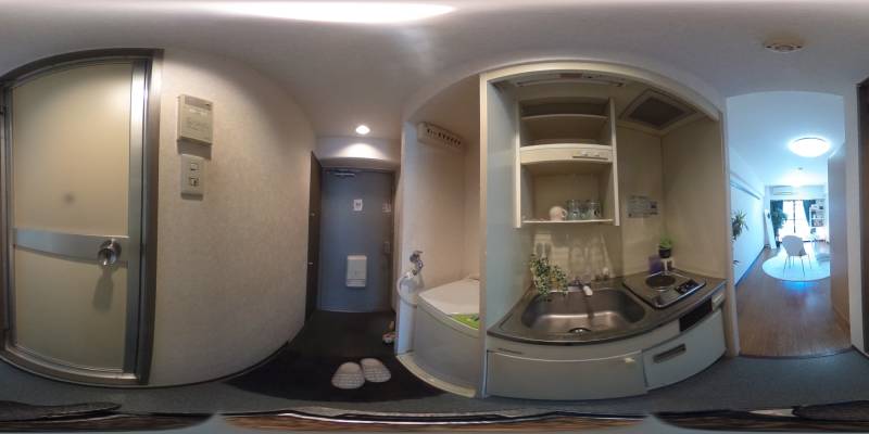 パノラマ画像キッチン