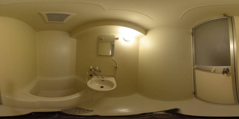 パノラマ画像バスルーム