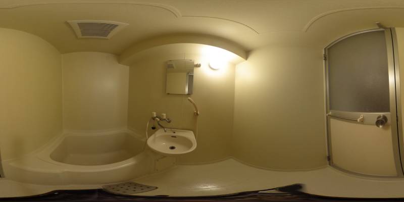 パノラマ画像洗面所