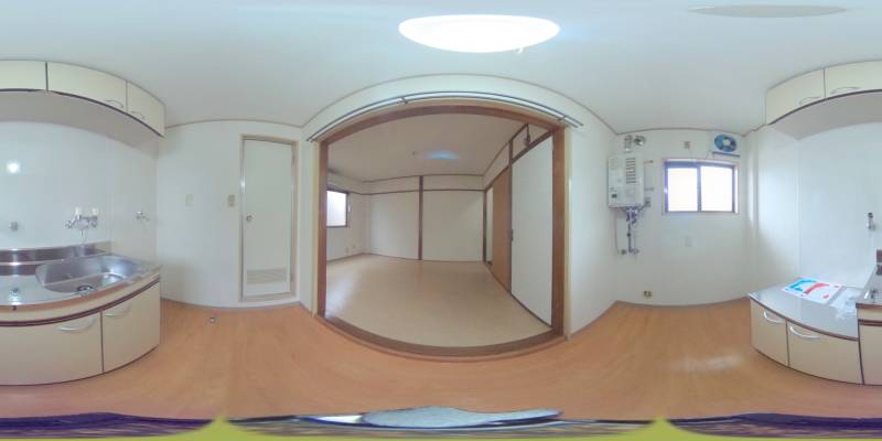 パノラマ画像キッチン