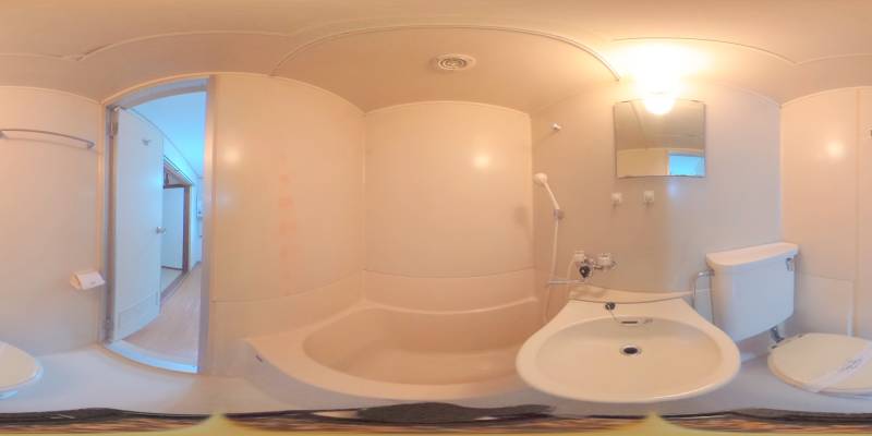 パノラマ画像バスルーム