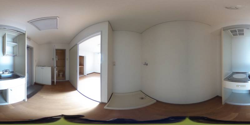 パノラマ画像キッチン