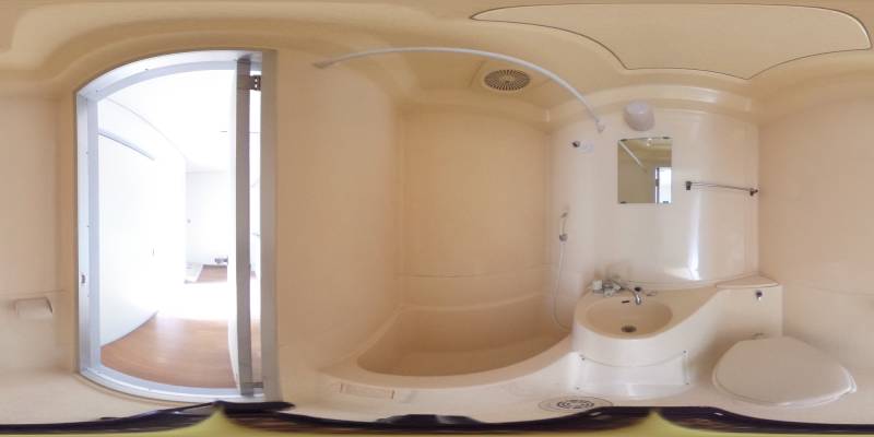 パノラマ画像バスルーム