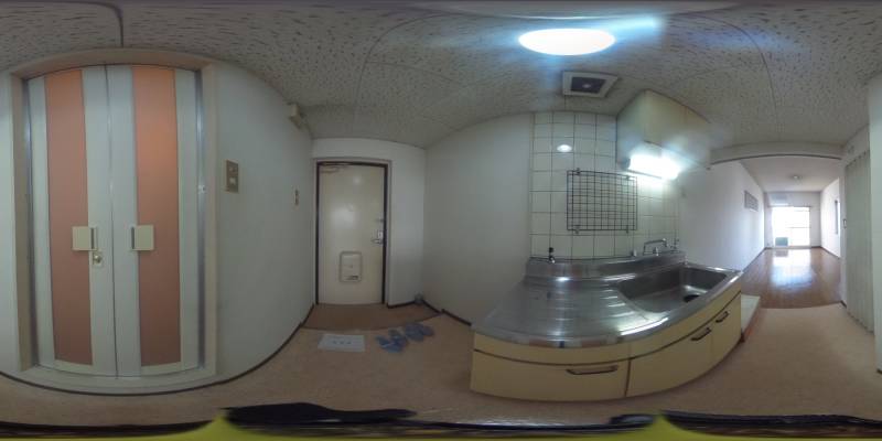 パノラマ画像キッチン