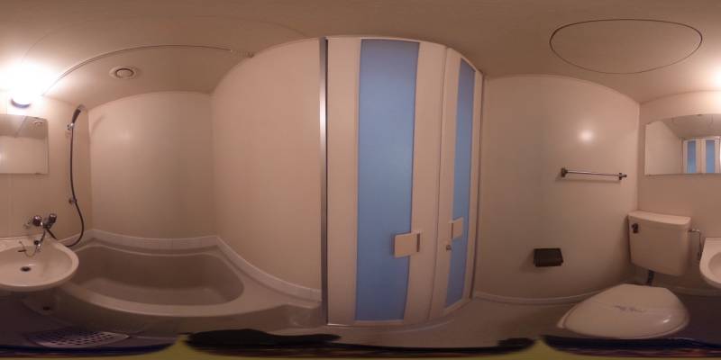 パノラマ画像バスルーム