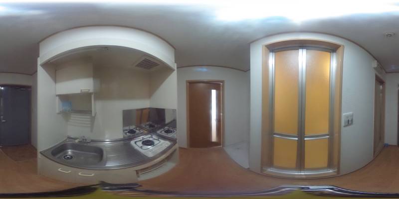 パノラマ画像キッチン