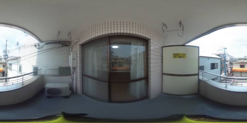 パノラマ画像バルコニー