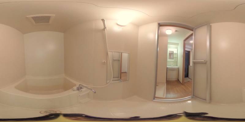 パノラマ画像バスルーム