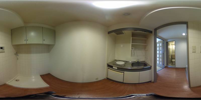 パノラマ画像キッチン