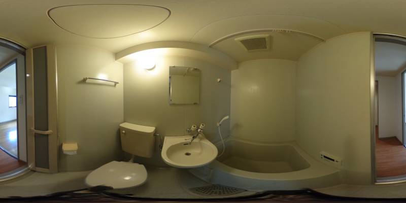 パノラマ画像バスルーム