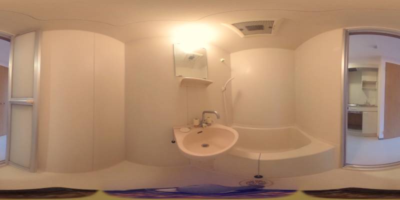 パノラマ画像バスルーム