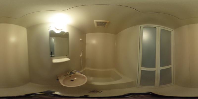 パノラマ画像バスルーム