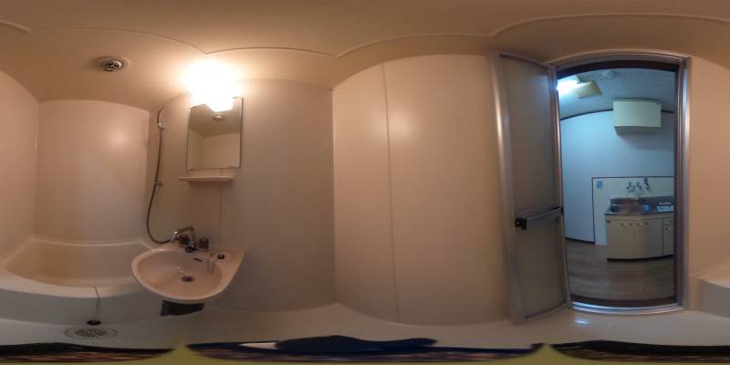 パノラマ画像バスルーム