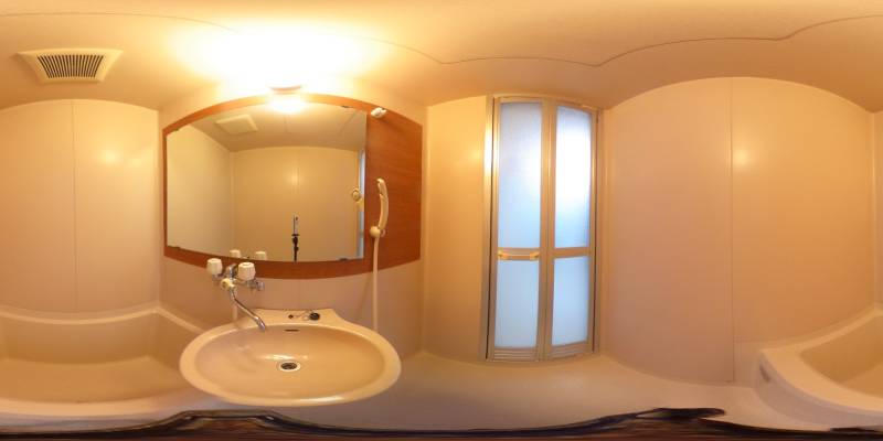 パノラマ画像バスルーム