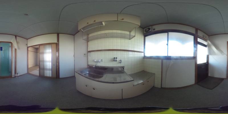 パノラマ画像キッチン