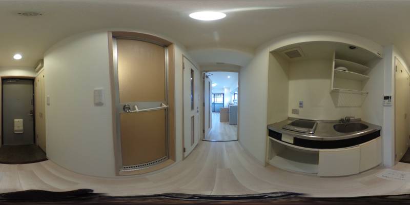 パノラマ画像キッチン