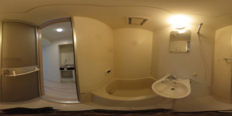 パノラマ画像バスルーム