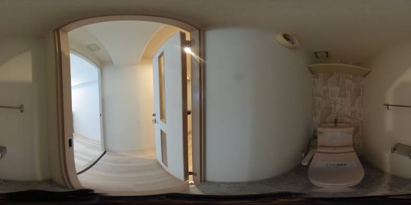 パノラマ画像トイレ