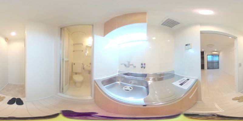 パノラマ画像キッチン