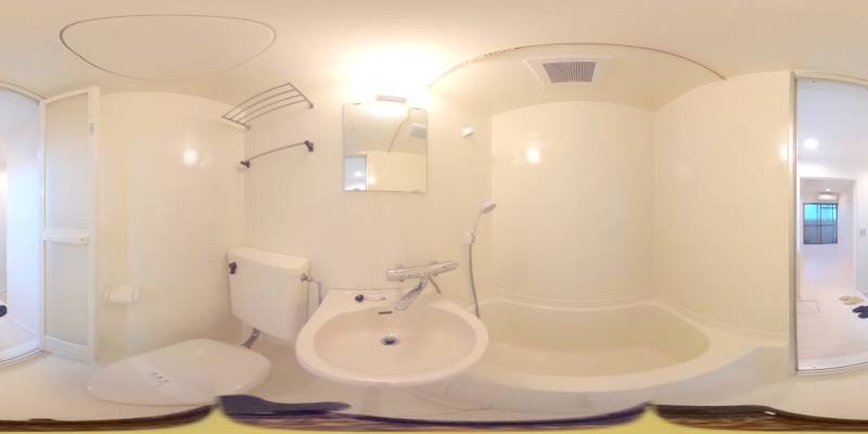 パノラマ画像バスルーム