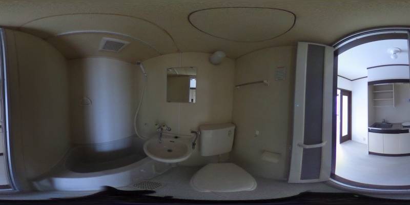 パノラマ画像バスルーム