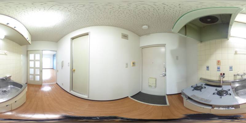 パノラマ画像キッチン