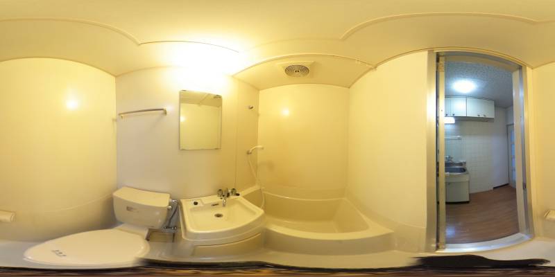 パノラマ画像バスルーム