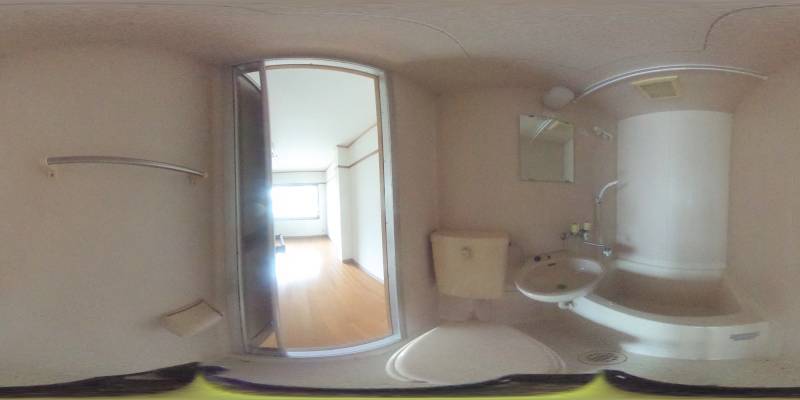 パノラマ画像バスルーム