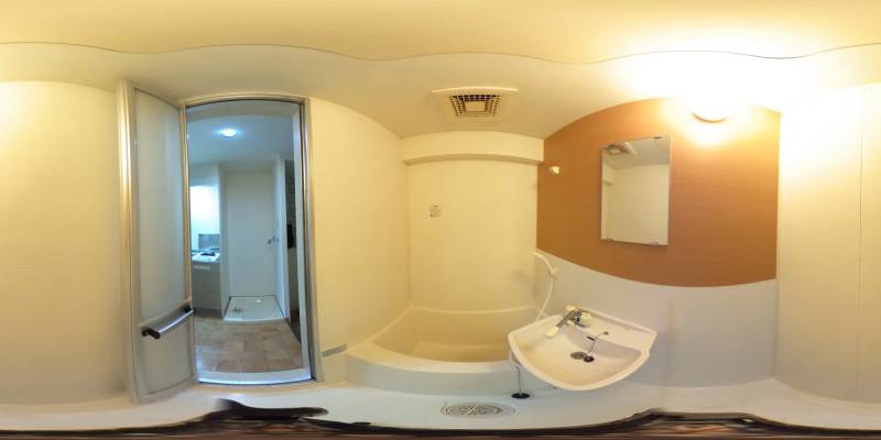 パノラマ画像バスルーム