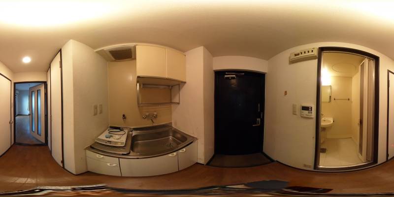 パノラマ画像キッチン