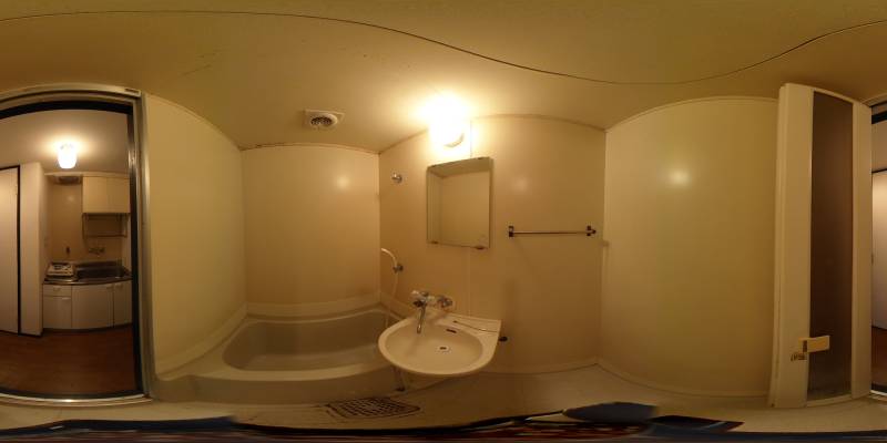 パノラマ画像バスルーム