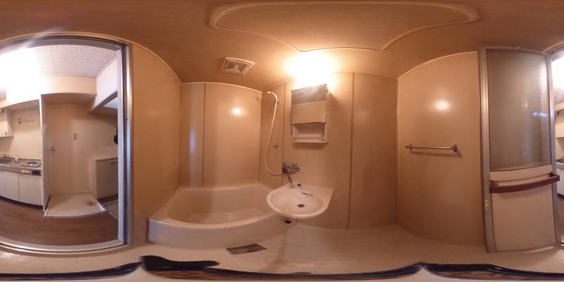 パノラマ画像バスルーム