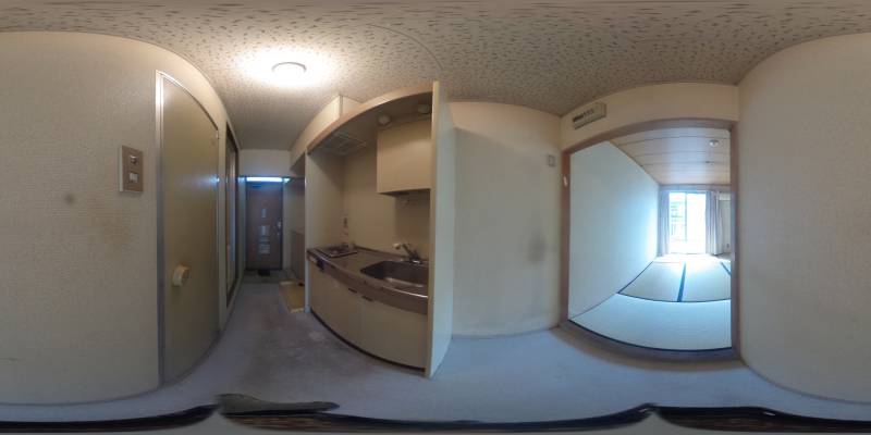 パノラマ画像キッチン