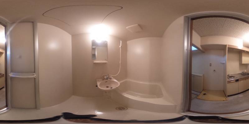 パノラマ画像バスルーム